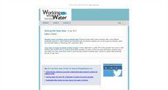 Desktop Screenshot of newsletter.workingwithwater.net